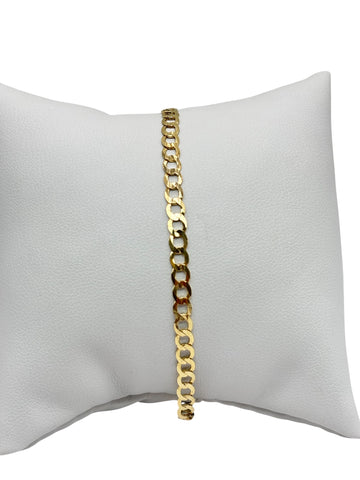 10k Gold Cuban bracelet 7.5in 2.5mm