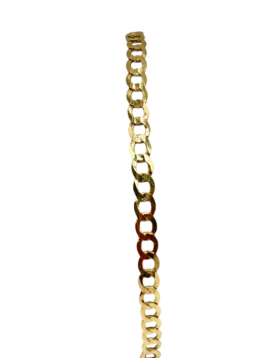 10k Gold Cuban bracelet 7.5in 2.5mm