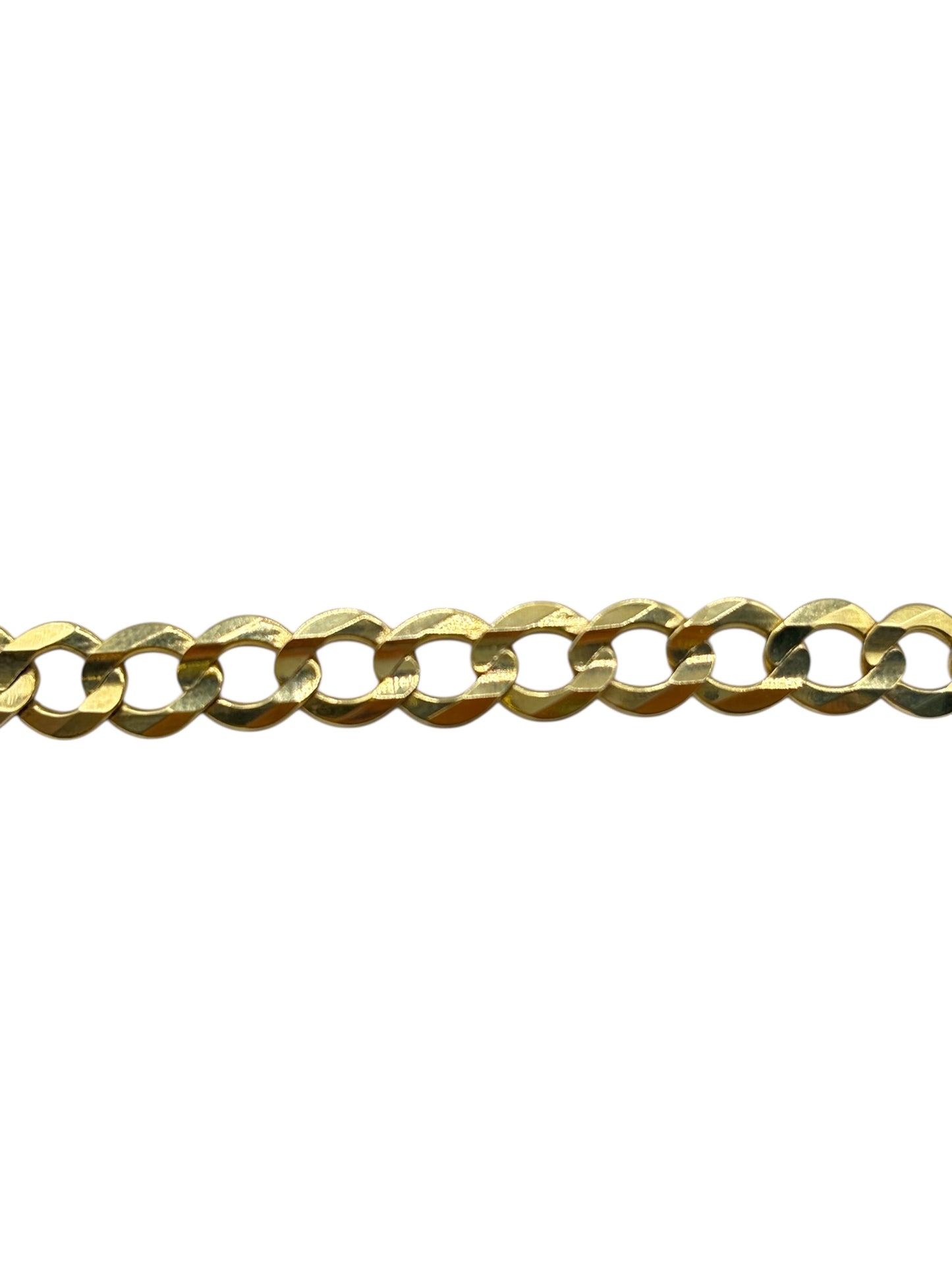 10k gold solid Cuban bracelet 8in 5.8mm
