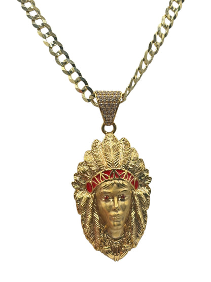 10k gold Cuban chain 26in 5.6mm just chain