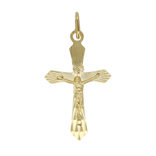 10k Gold Crucifix pendant