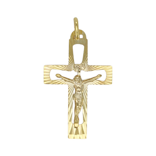 10k Gold Crucifix pendant