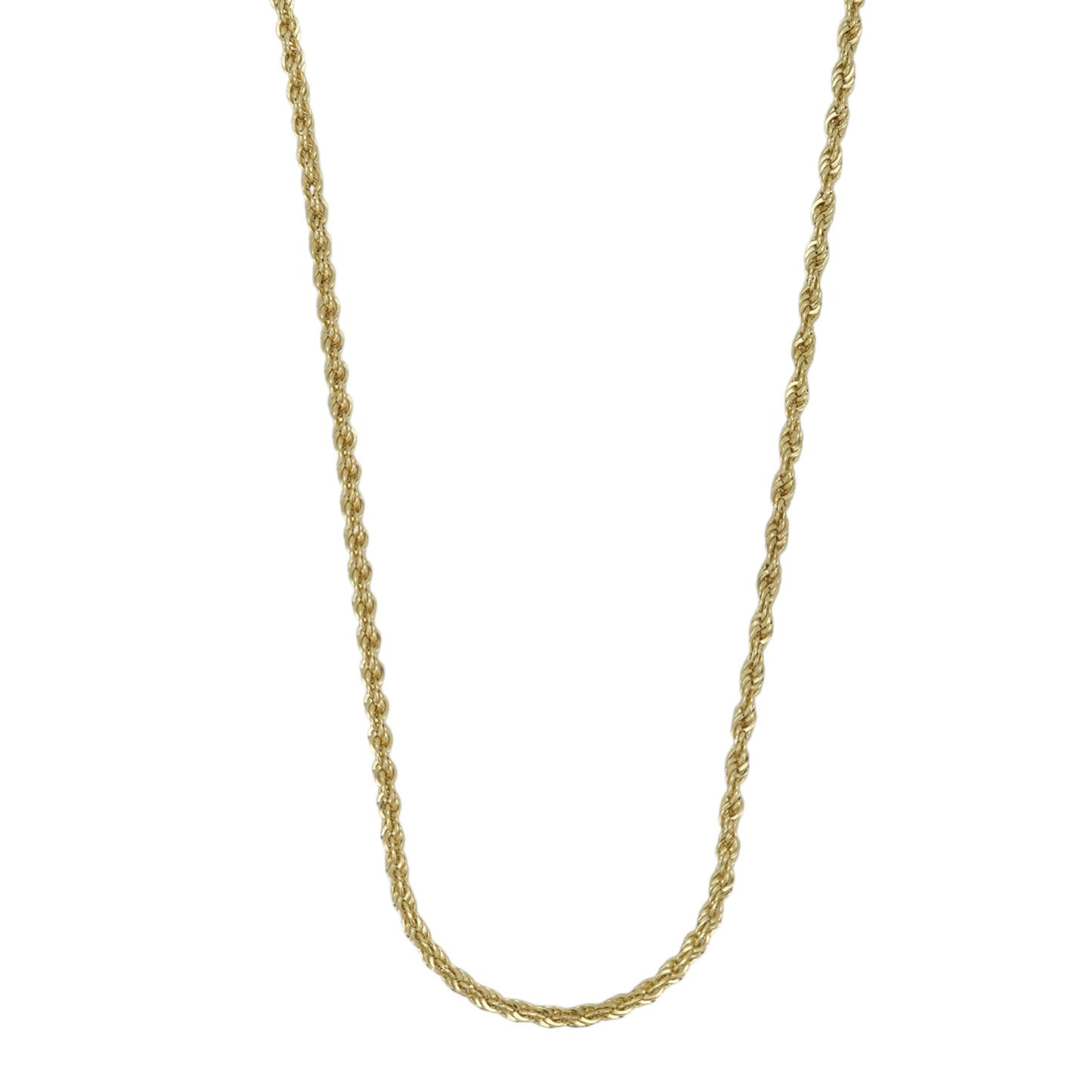 10k Gold Rope Chain 16in 1.5mm
