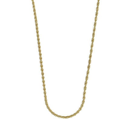 10k Gold Rope Chain 16in 1.5mm
