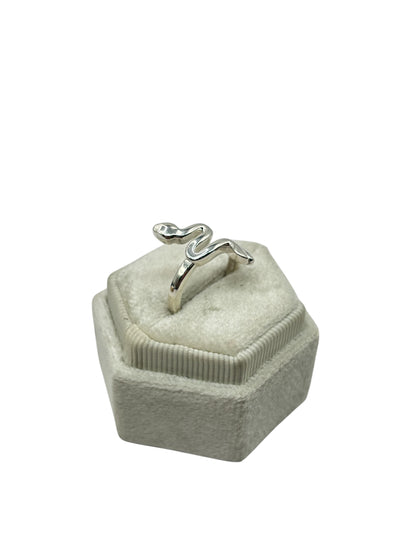 925 snake silver ring size 6