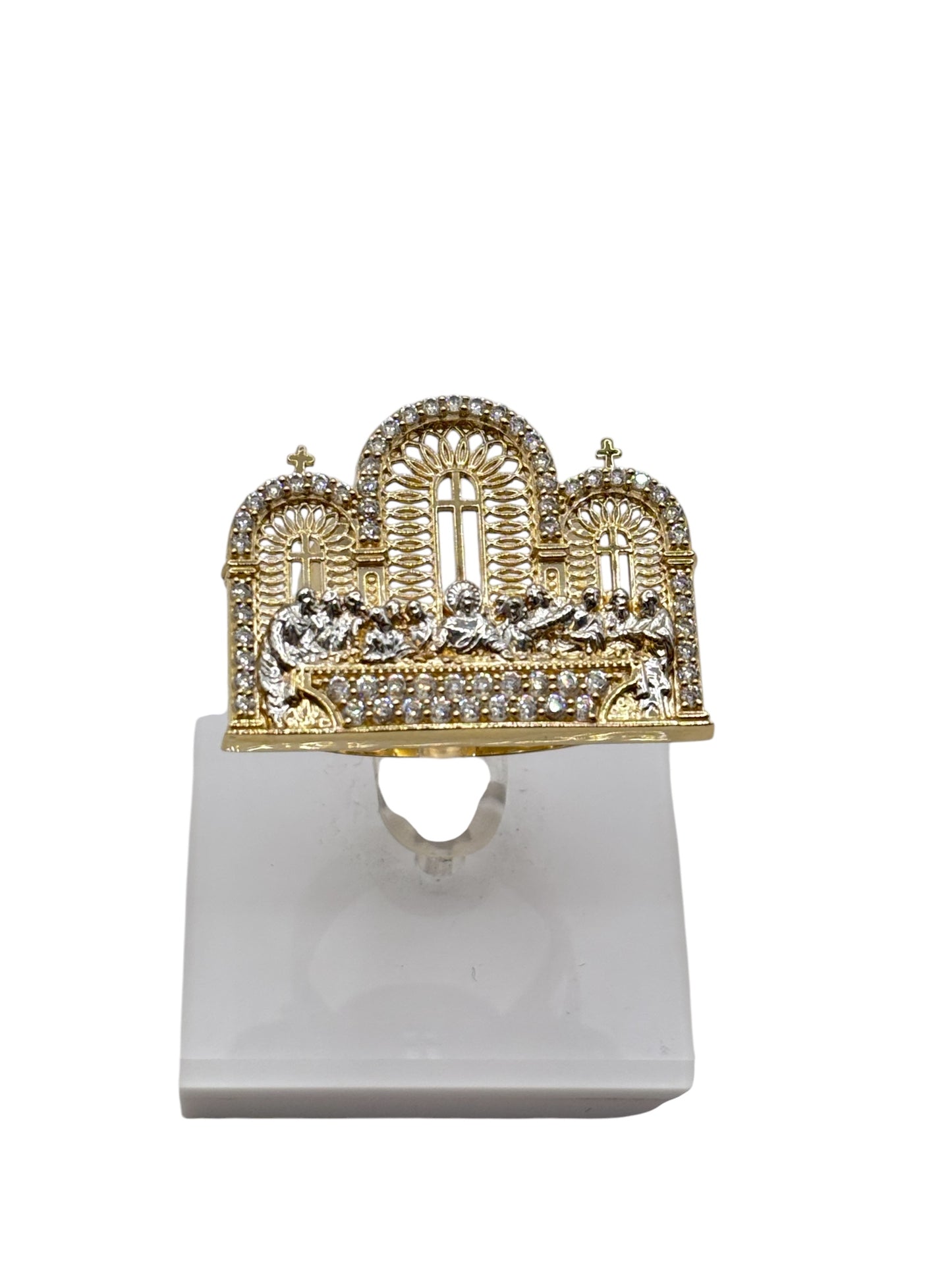 The last supper 10k ring size 10.5