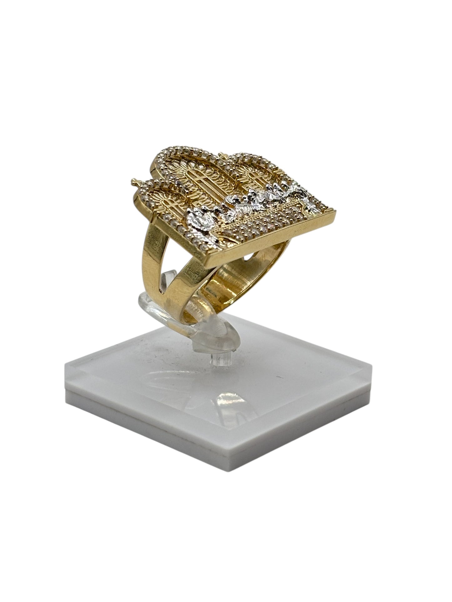 The last supper 10k ring size 10.5