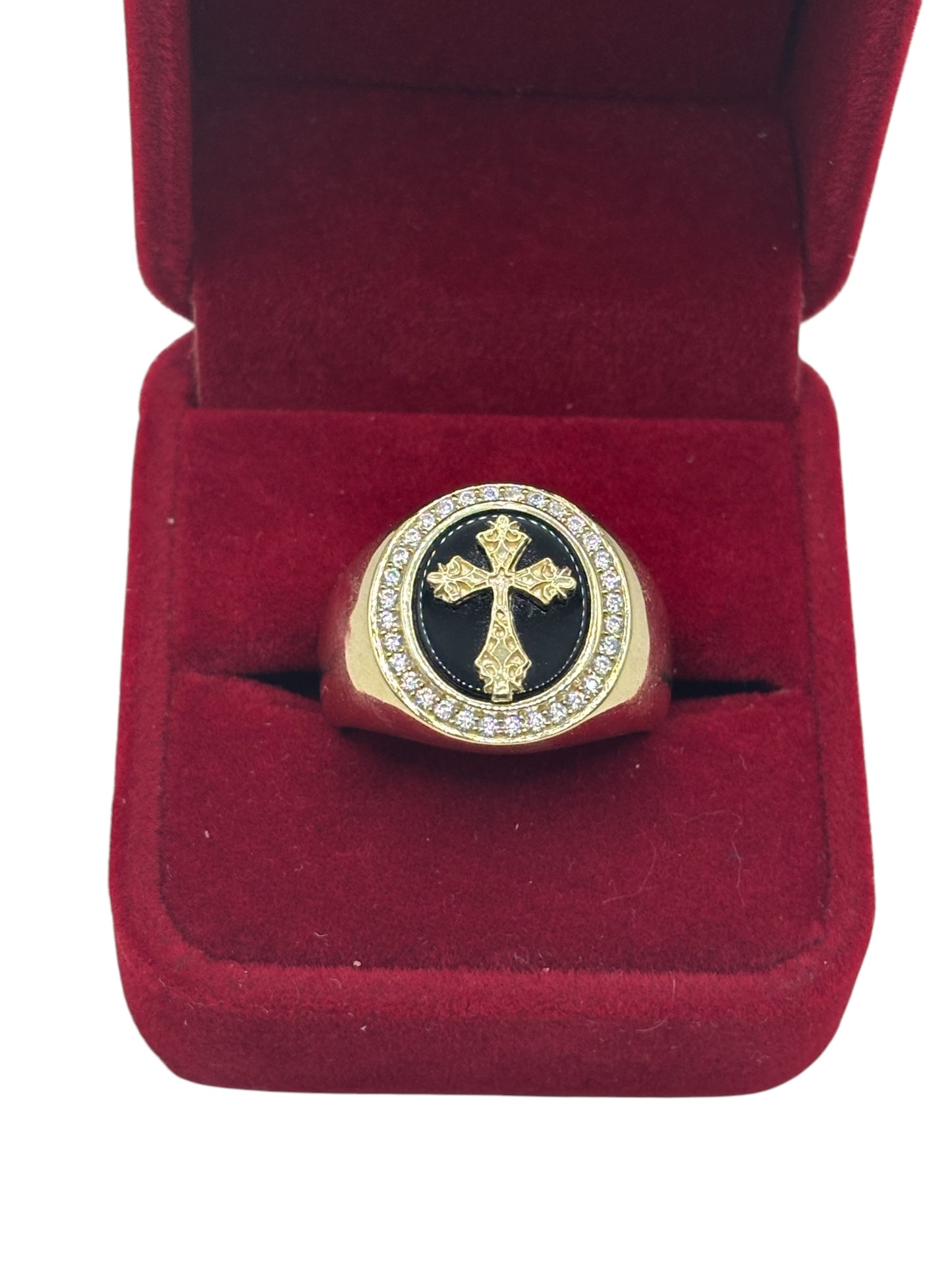 10k ring of cross size 10