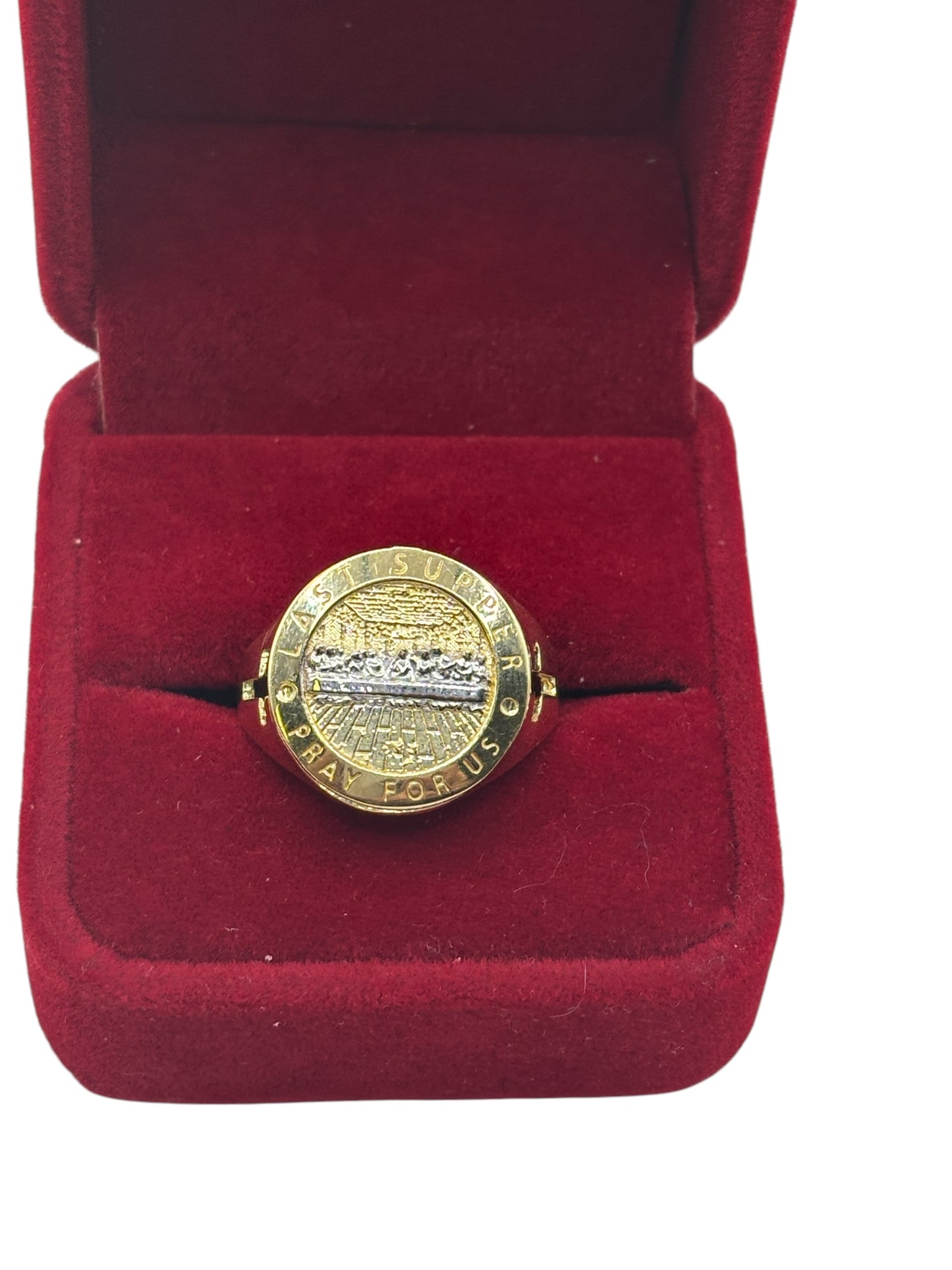10k ring of the last supper size 10