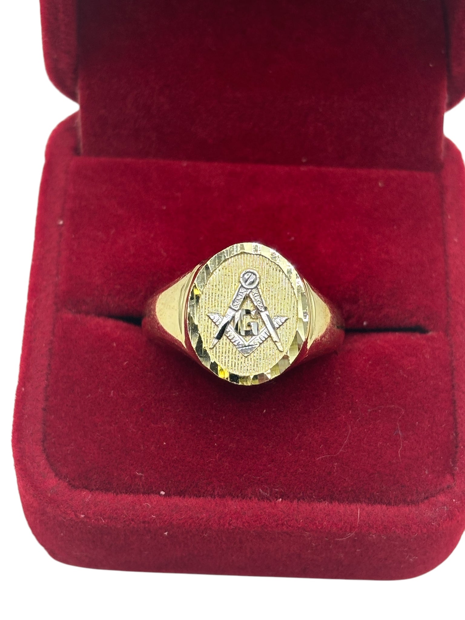 10k ring of Mason size 10