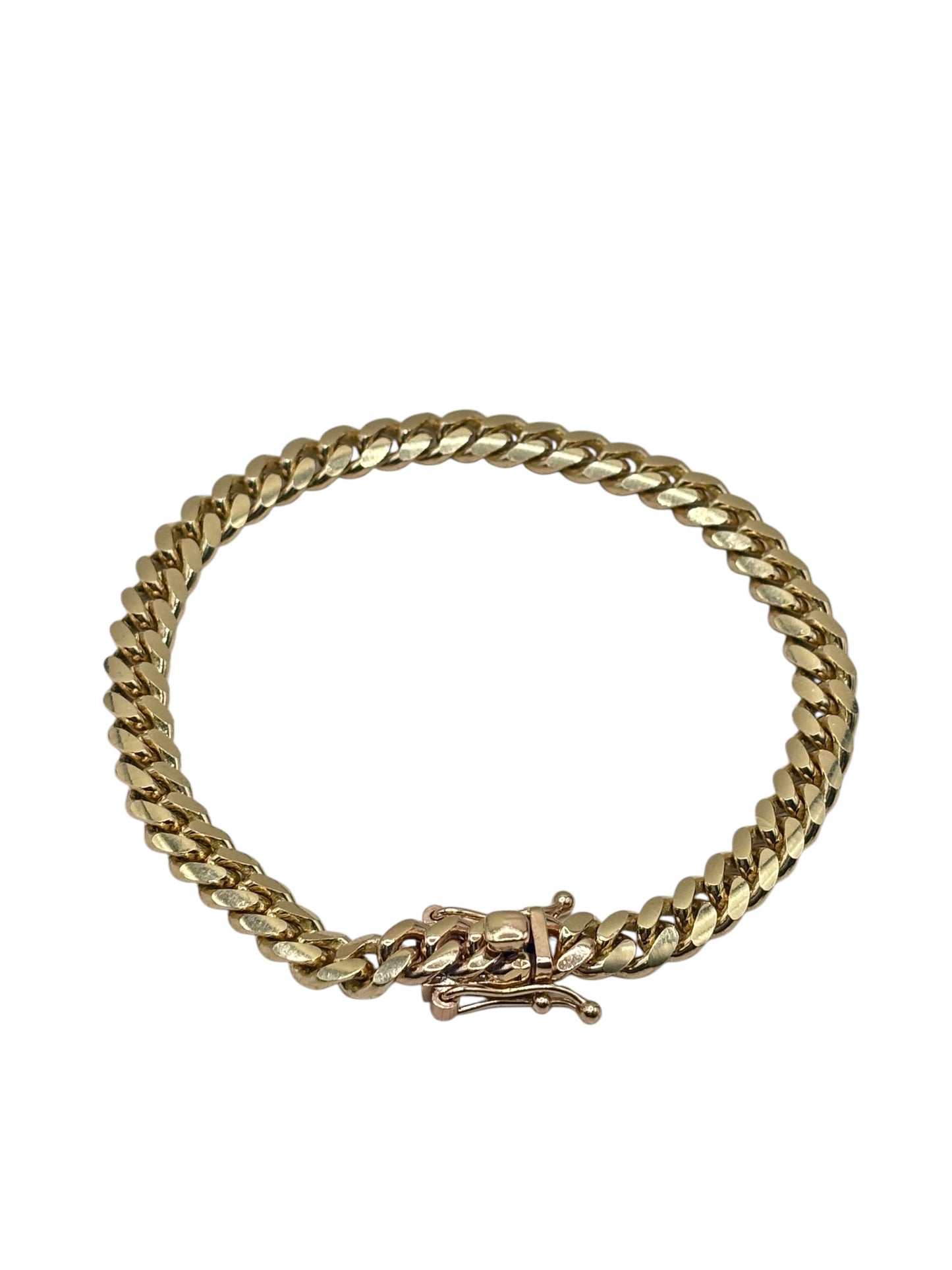 10k Cuban bracelet 8.5in 6.1mm