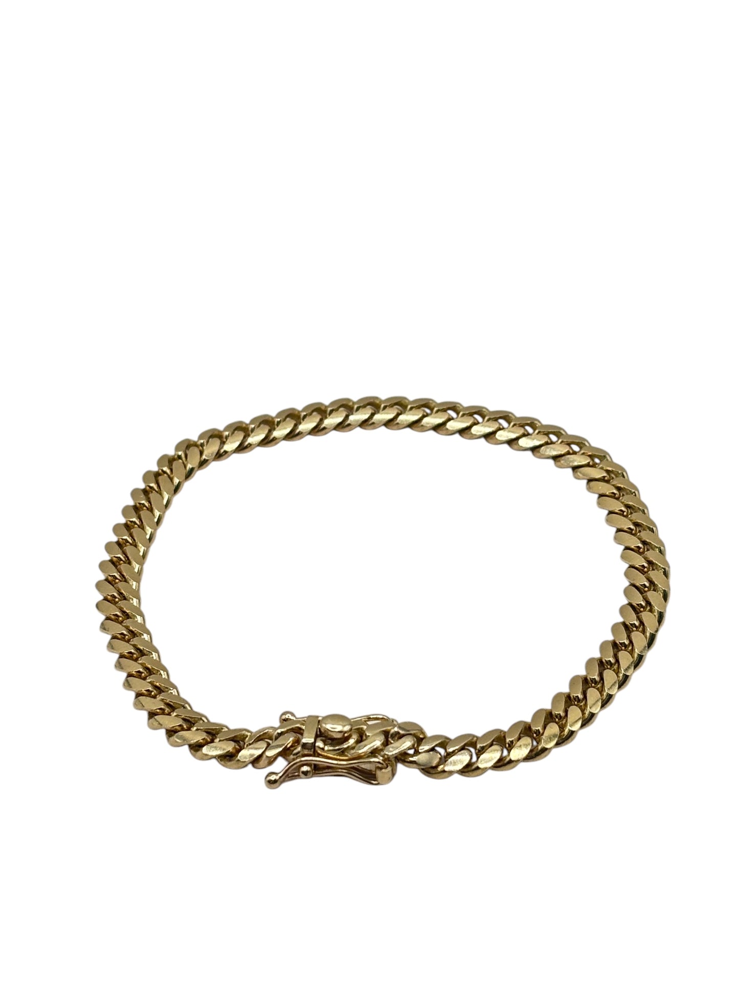 10k Cuban bracelet 8 in 4mm