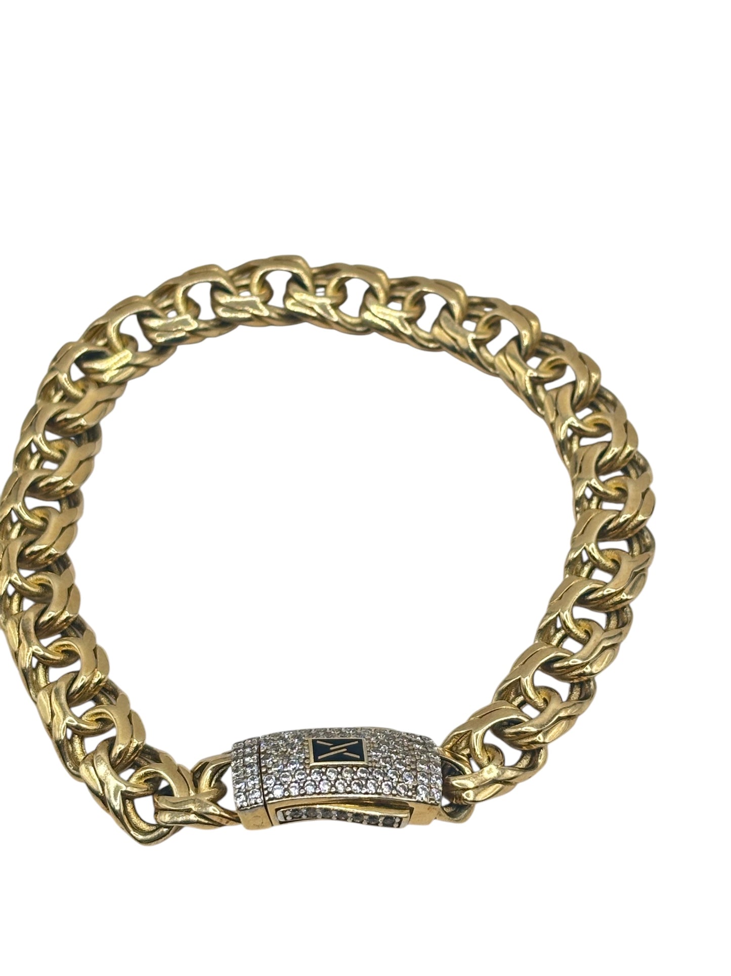 10k Chinese bracelet 7in 7.9 mm