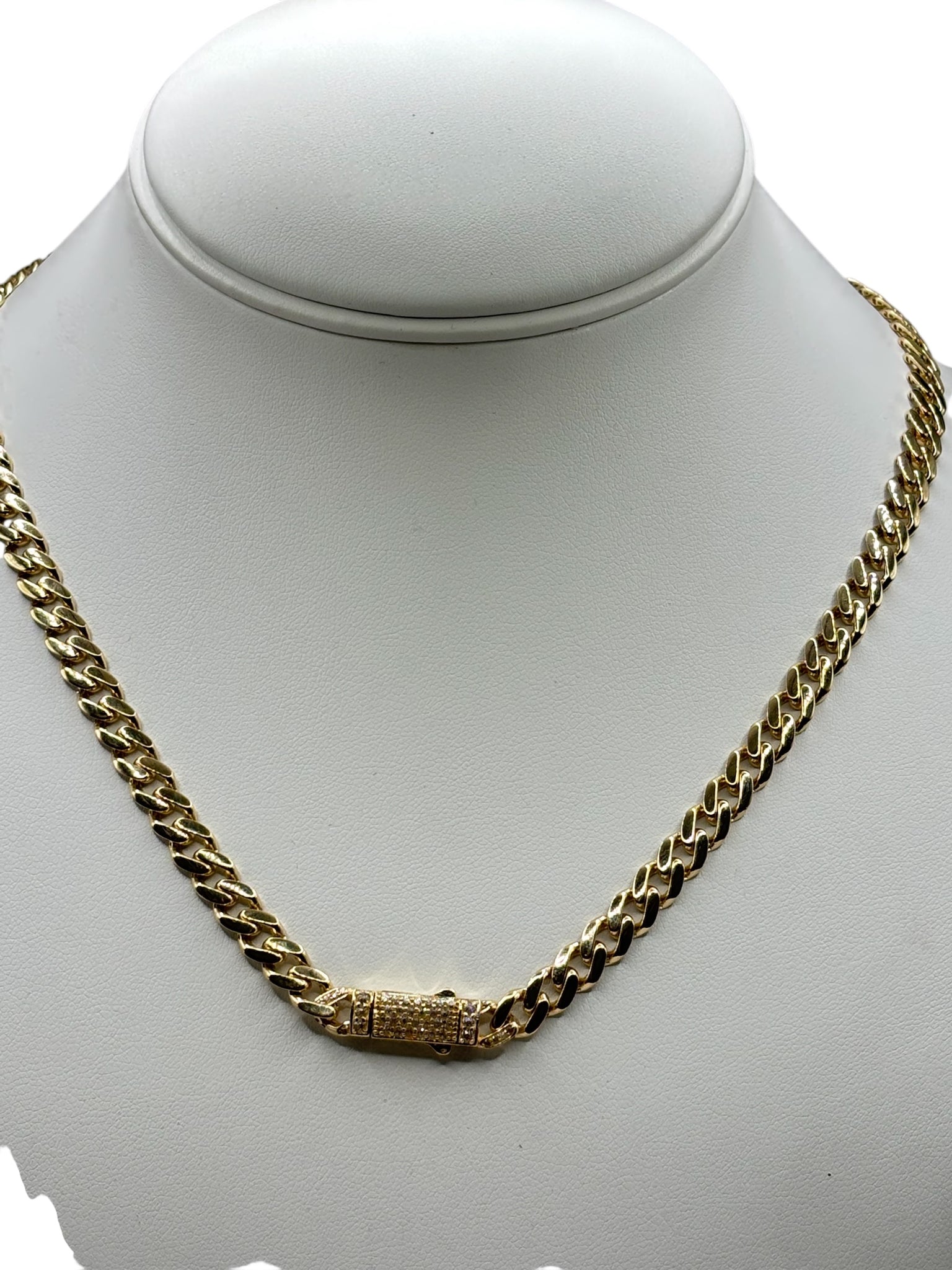 14k Cuban Chain 18 in 5.8