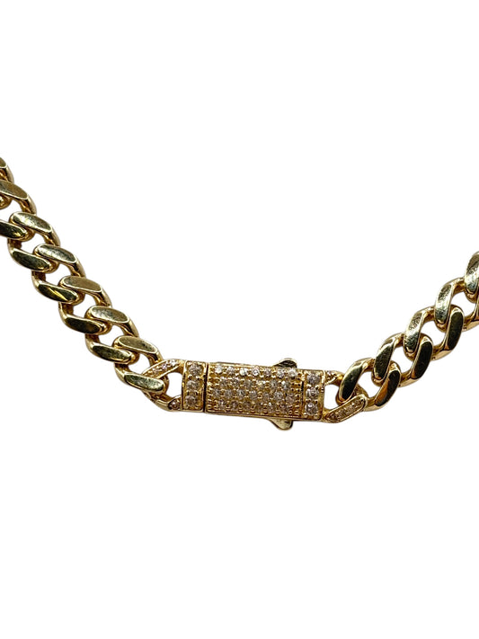 14k Cuban Chain 18 in 5.8