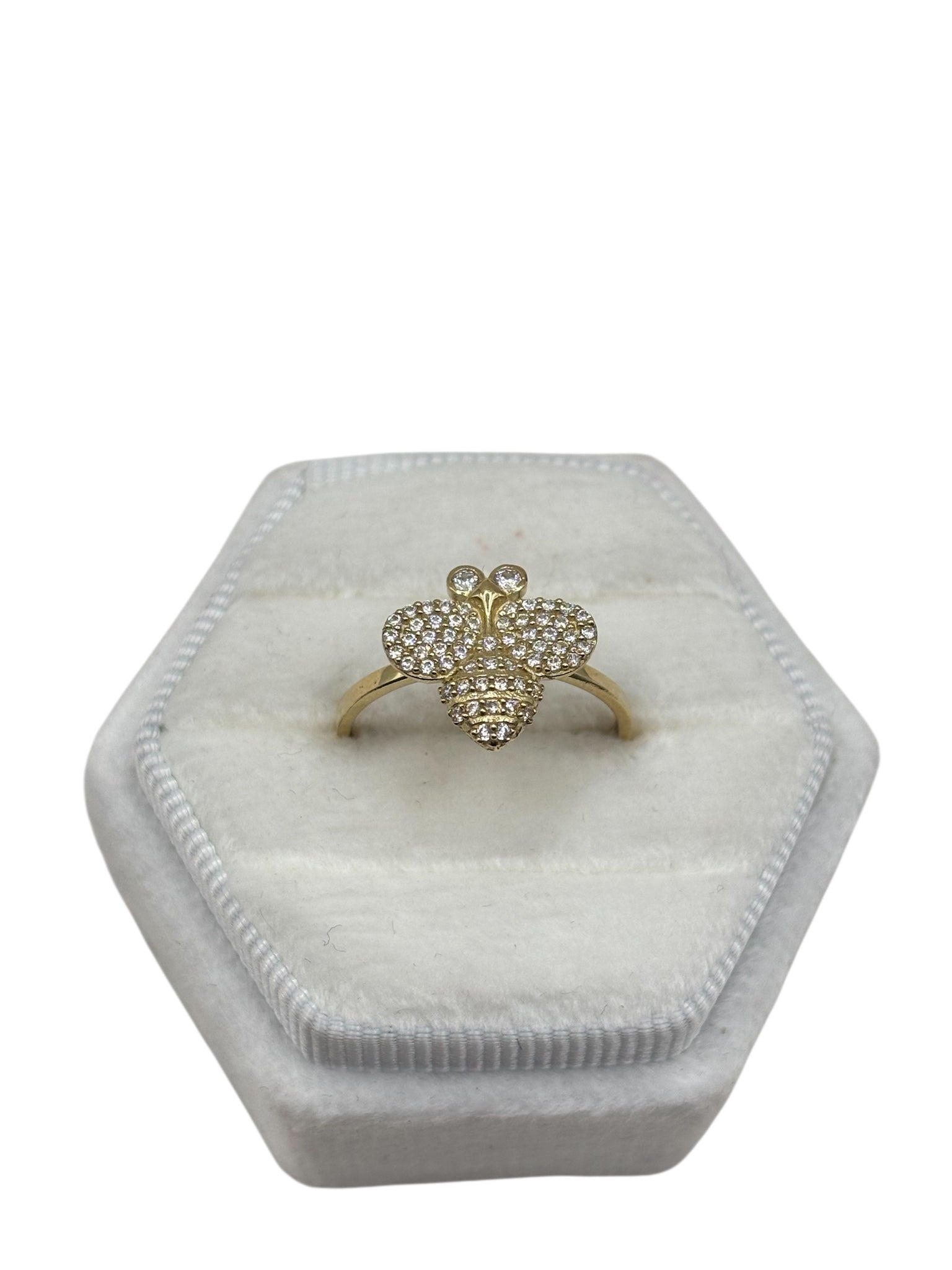 10k gold bee ring size 7.5