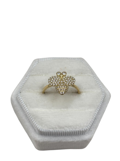 10k gold bee ring size 7.5