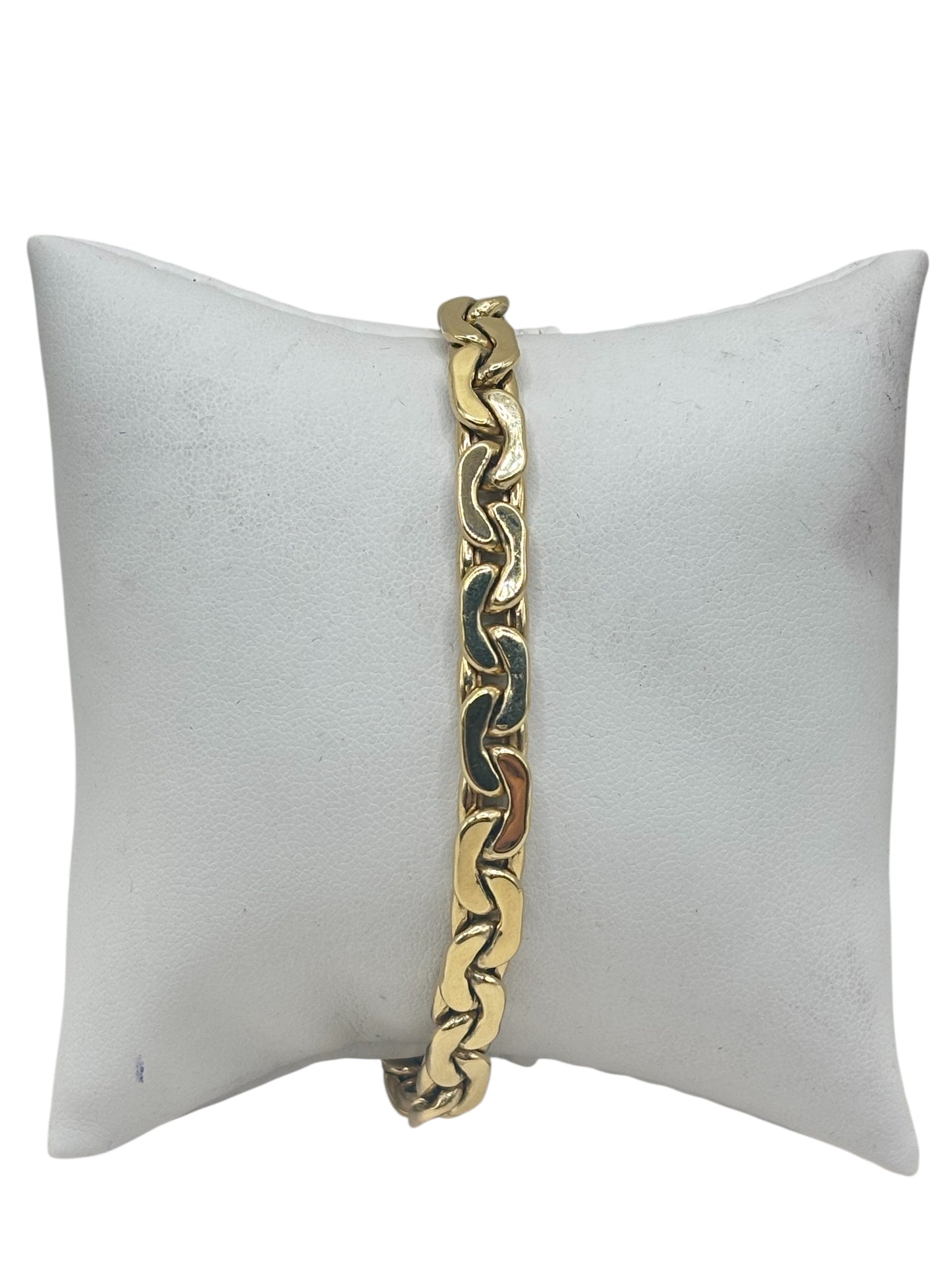 14k gold bracelet 8in 6.4mm