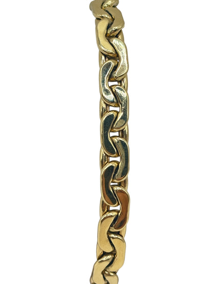 14k gold bracelet 8in 6.4mm
