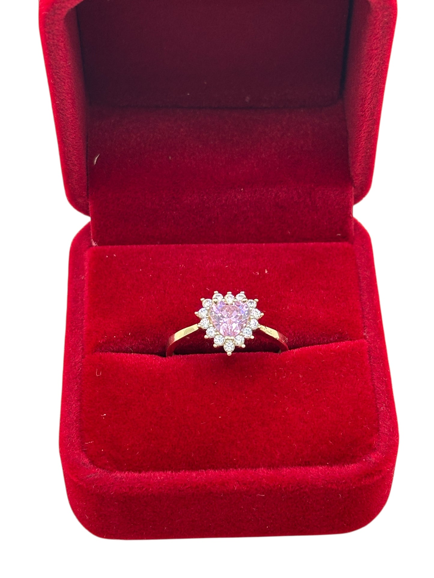 10k gold heart ring size 7