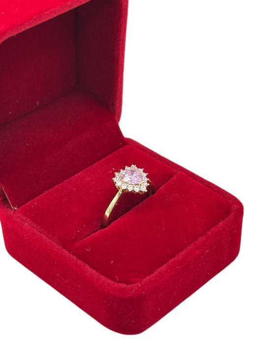 10k gold heart ring size 7