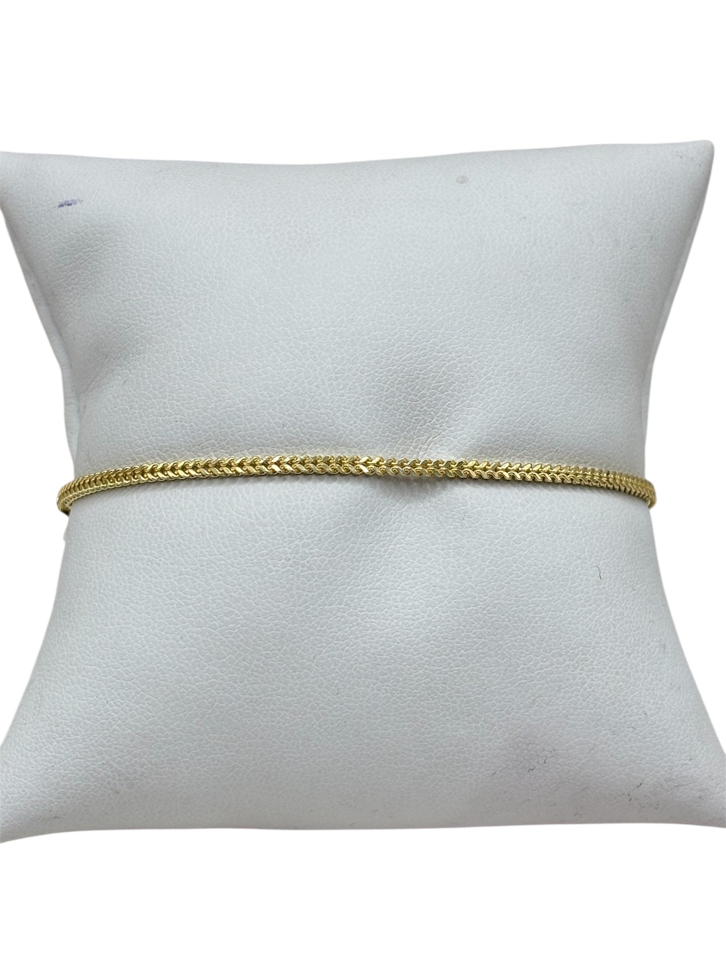 10k Gold franco bracelet 7in 1.8mm