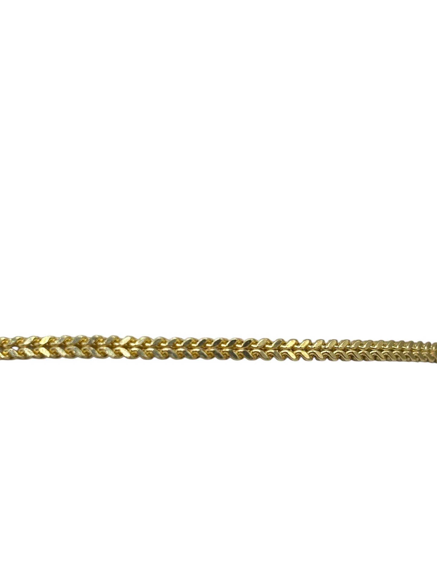 10k Gold franco bracelet 7in 1.8mm