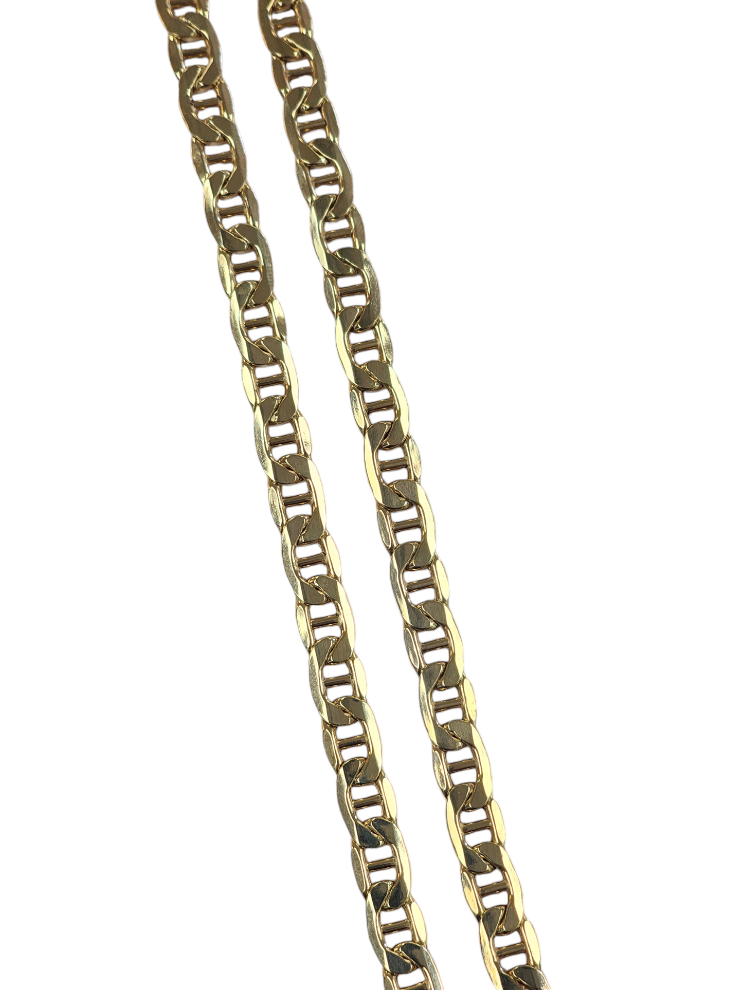 10k gold sailor chain  24in. 7mm.