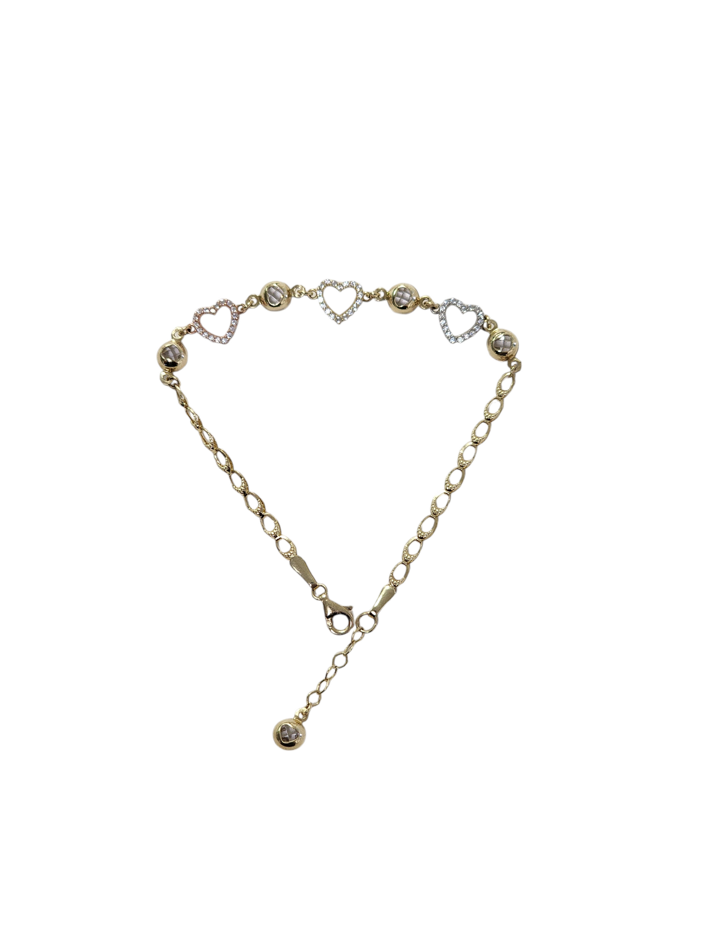 10k Gold Bracelet 7-8in.