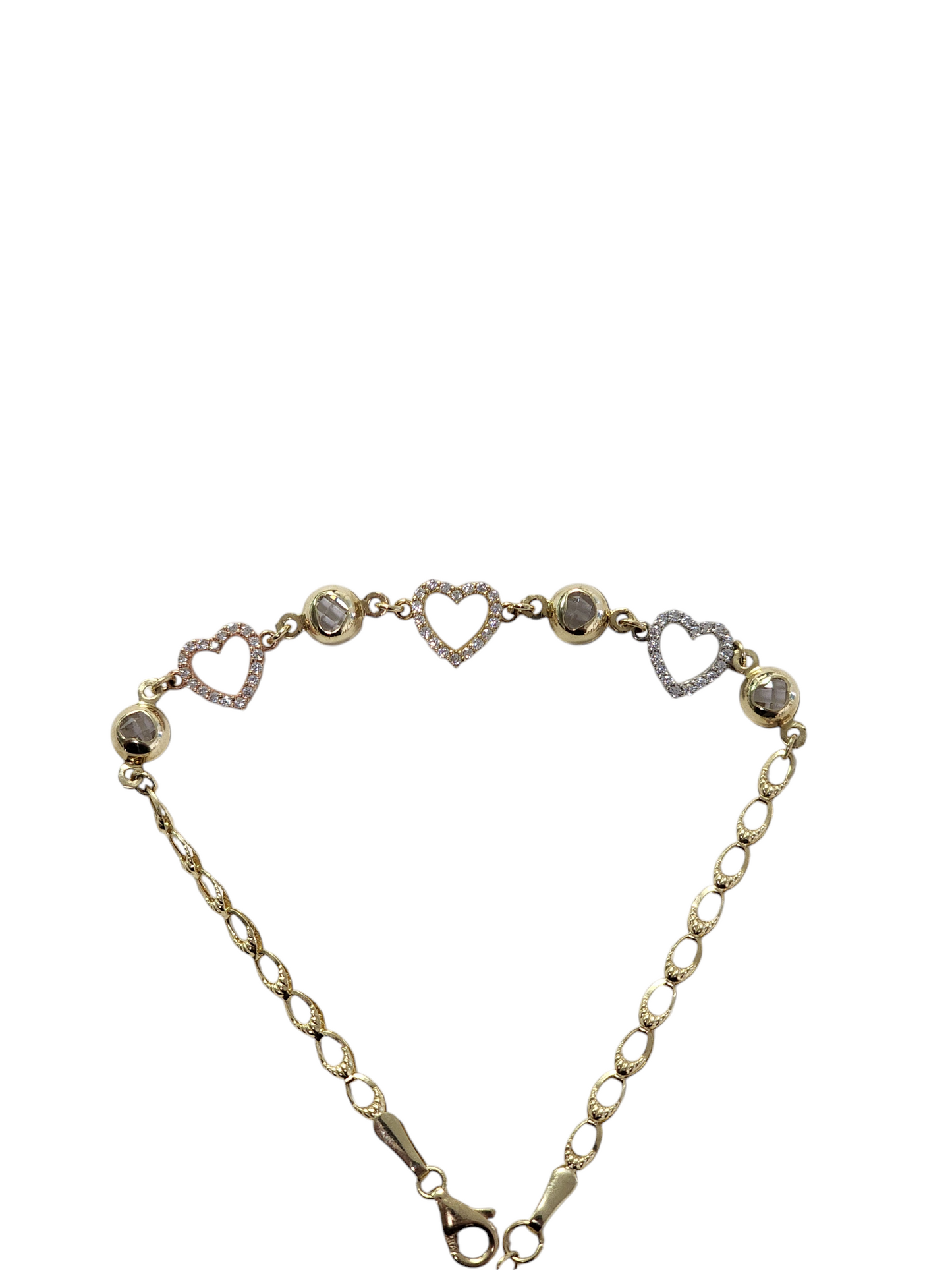 10k Gold Bracelet 7-8in.