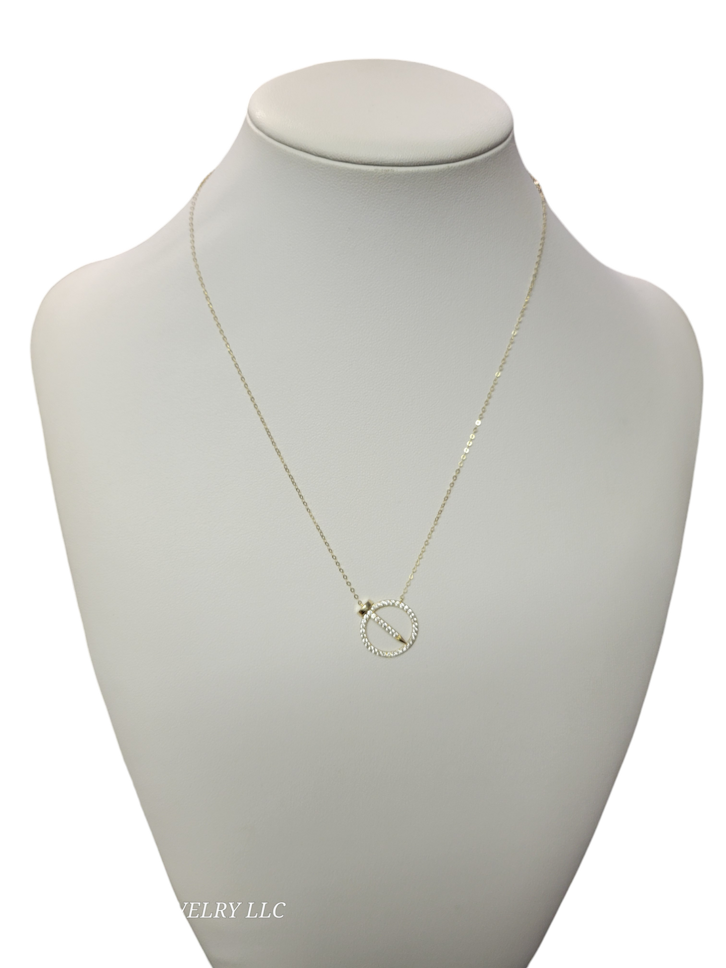 14k gold necklace 16in.