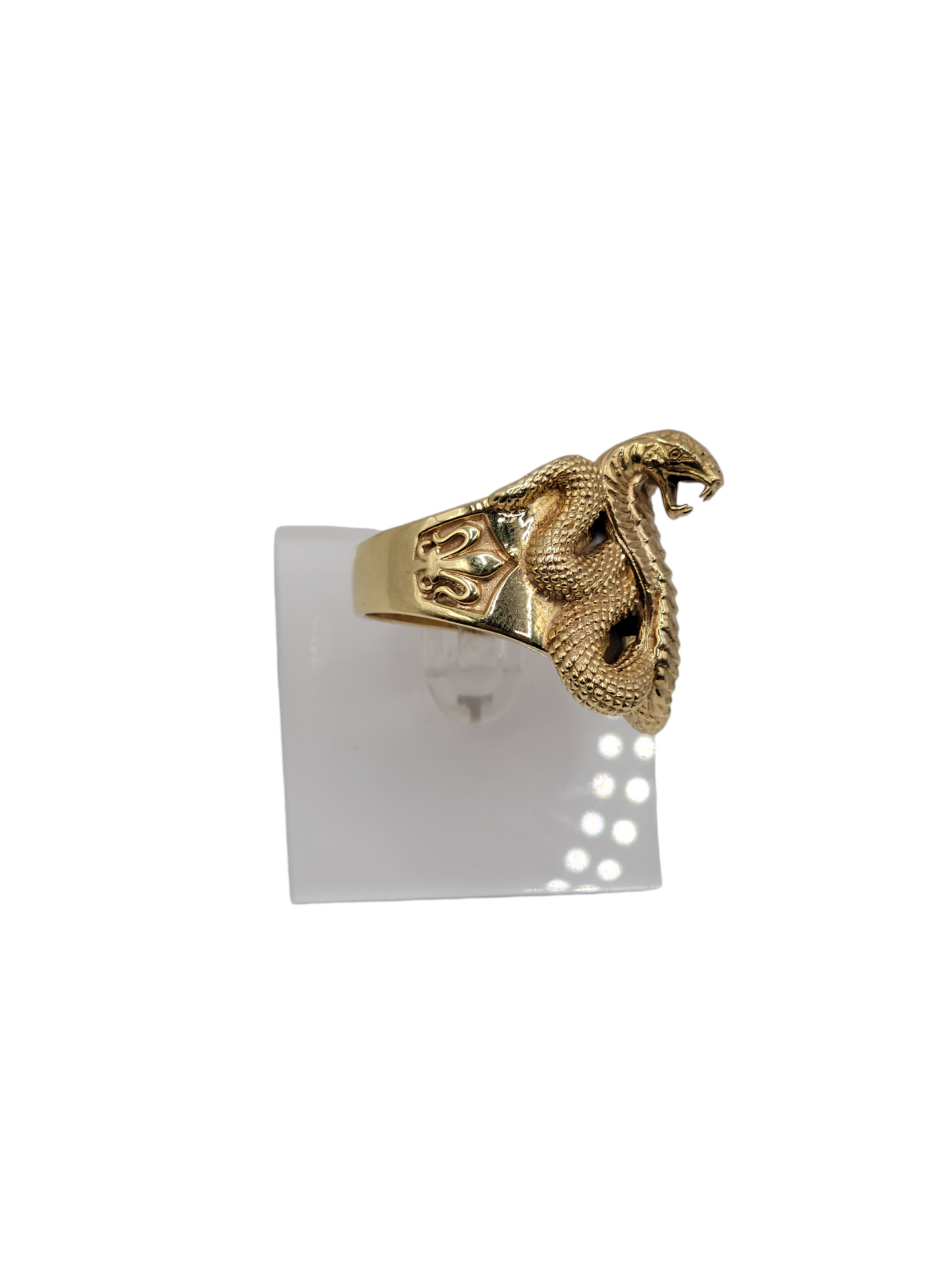 10k gold snake style ring size 11