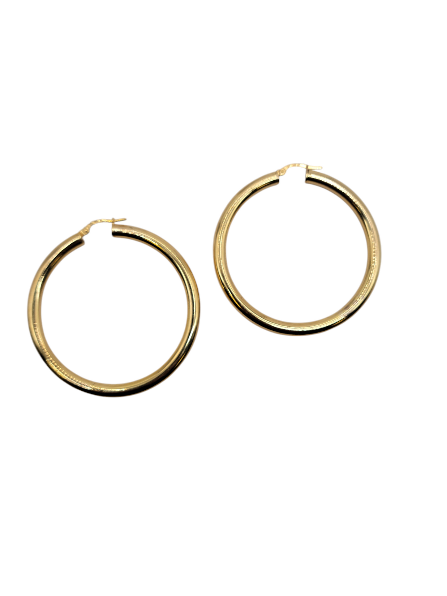 10k gold chunky style earrings