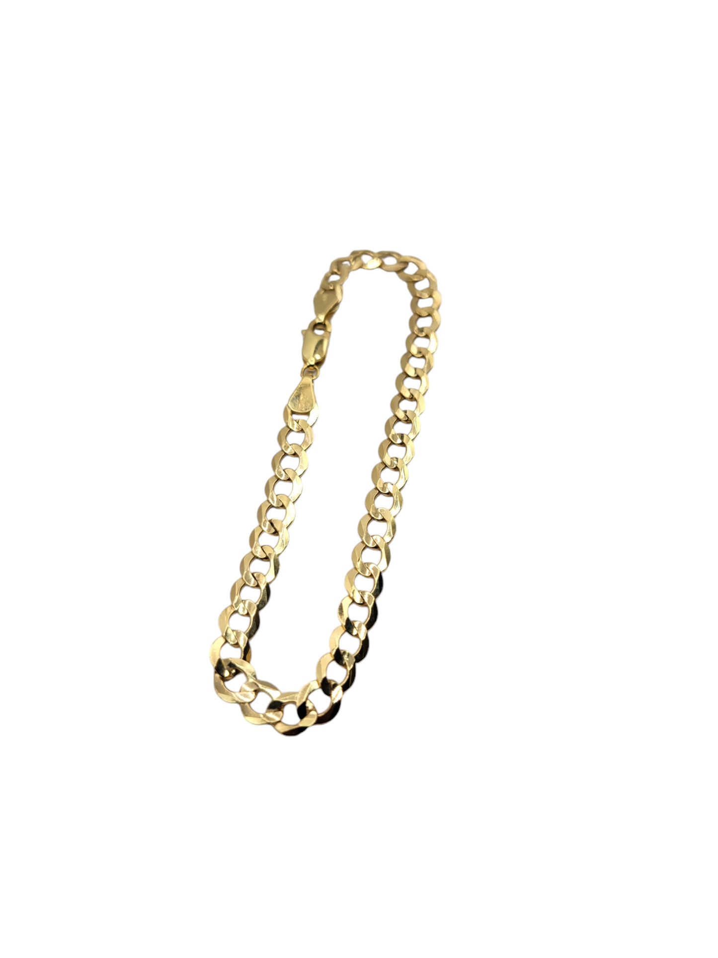 10k gold bracelet.  8in.  6mm