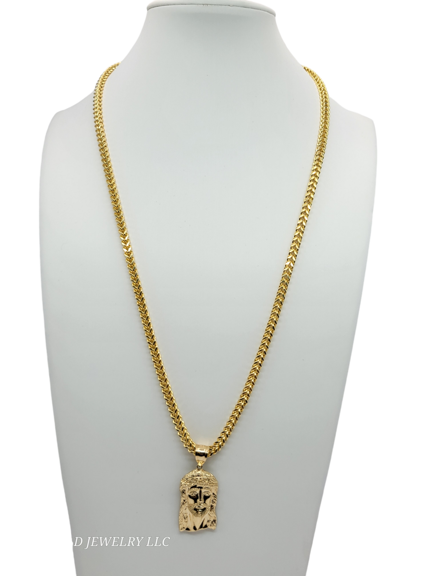 Franco style 10k gold chain 24in.  4mm