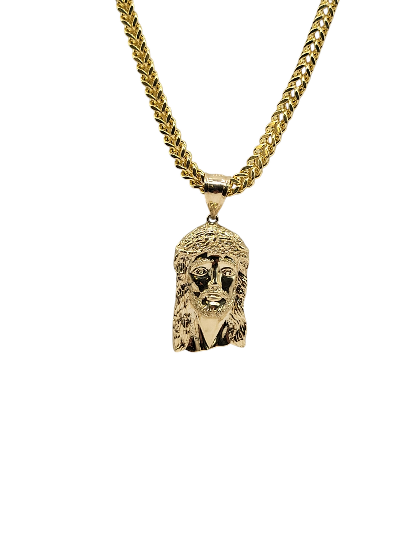 Franco style 10k gold chain 24in.  4mm