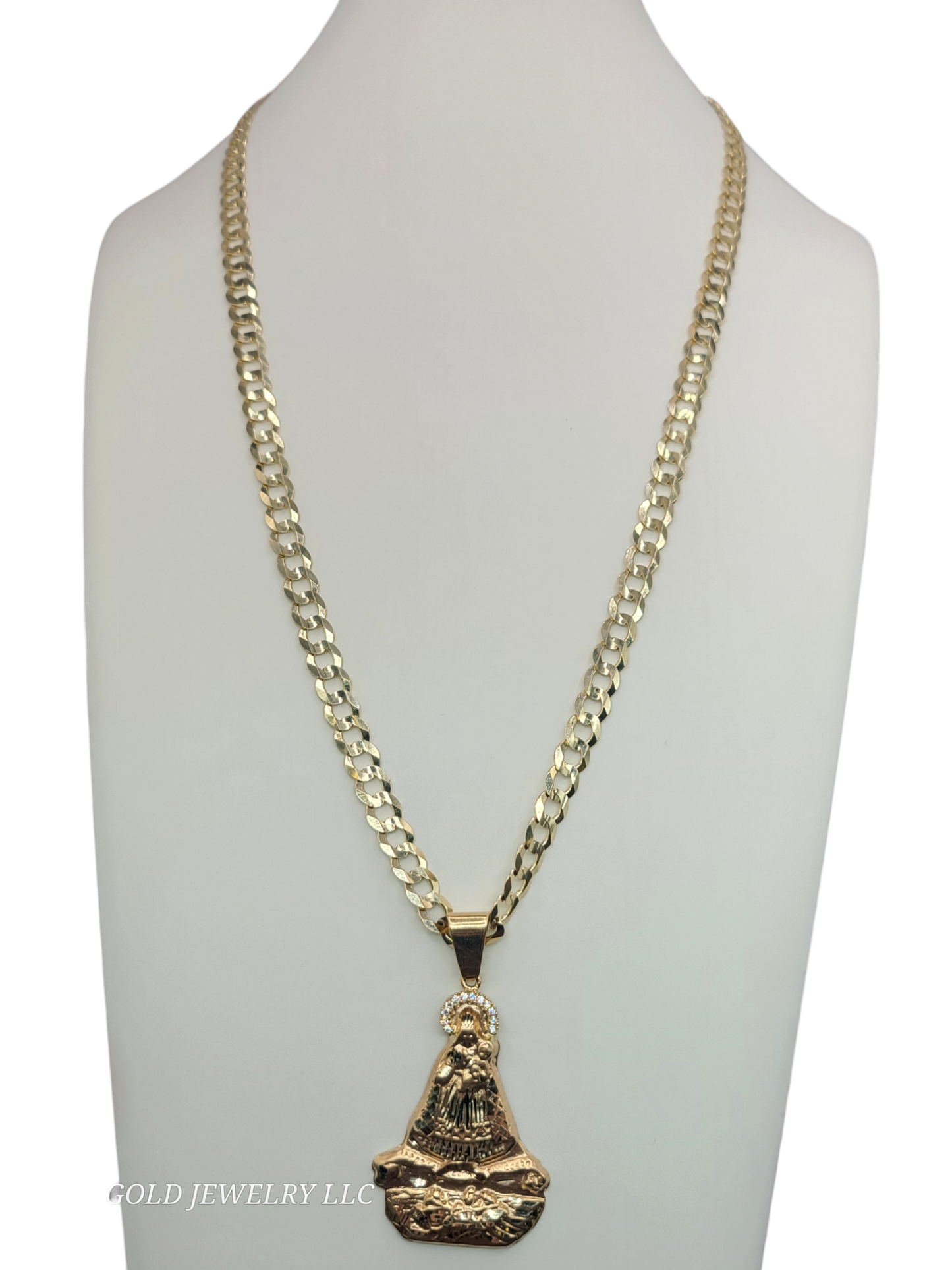 14K gold cuban chain 24in 6.7mm