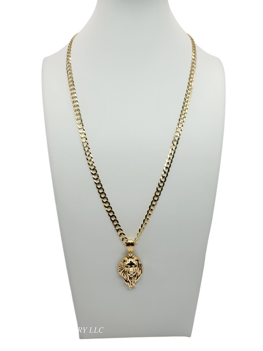 14k gold chain 24in. 6mm