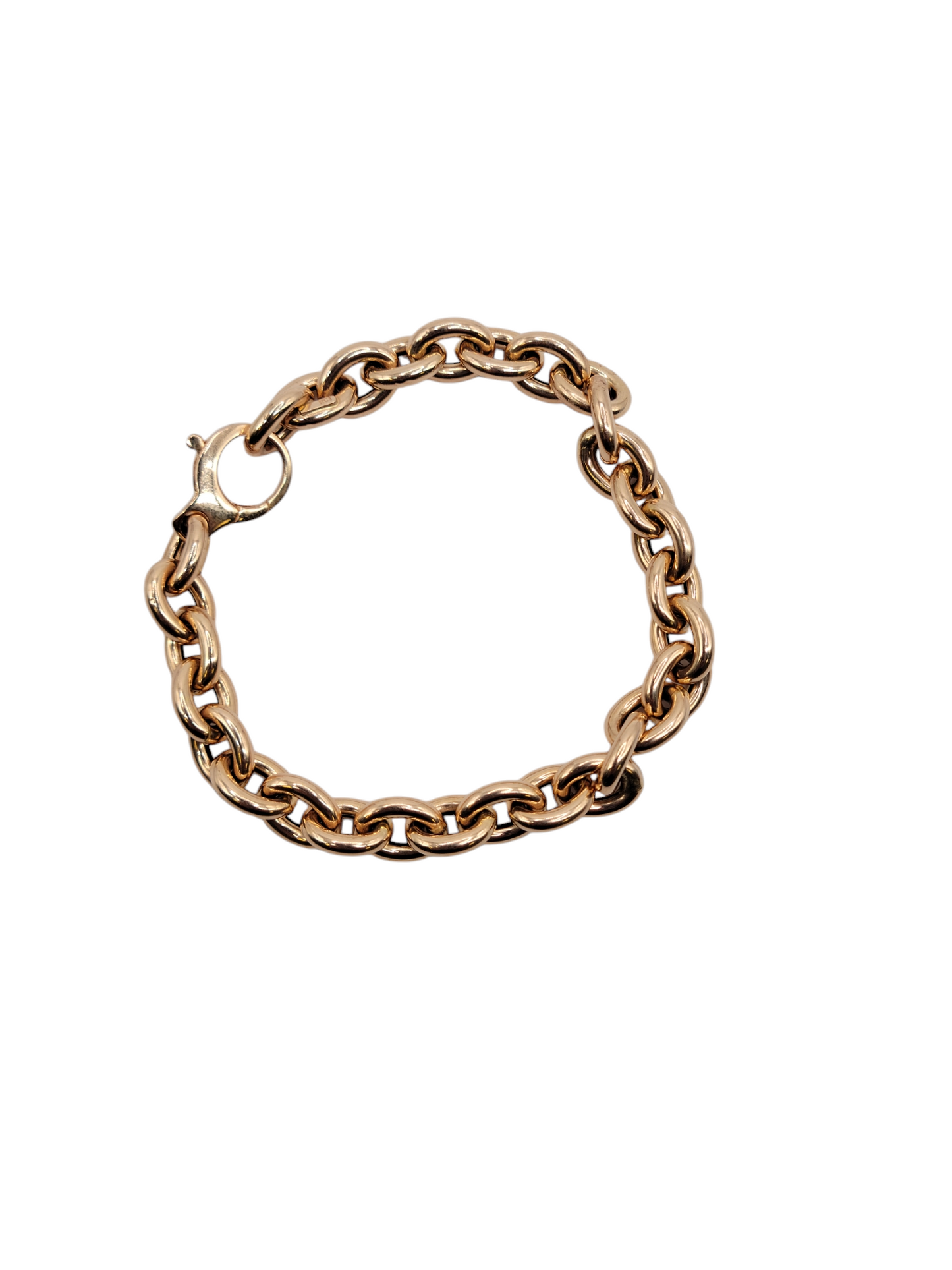 14k rose gold bracelet 7.5in