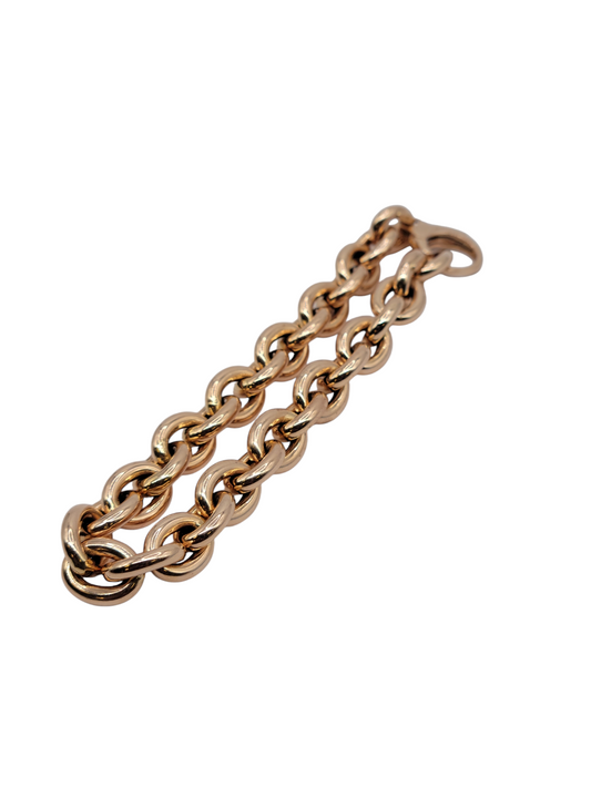 14k rose gold bracelet 7.5in