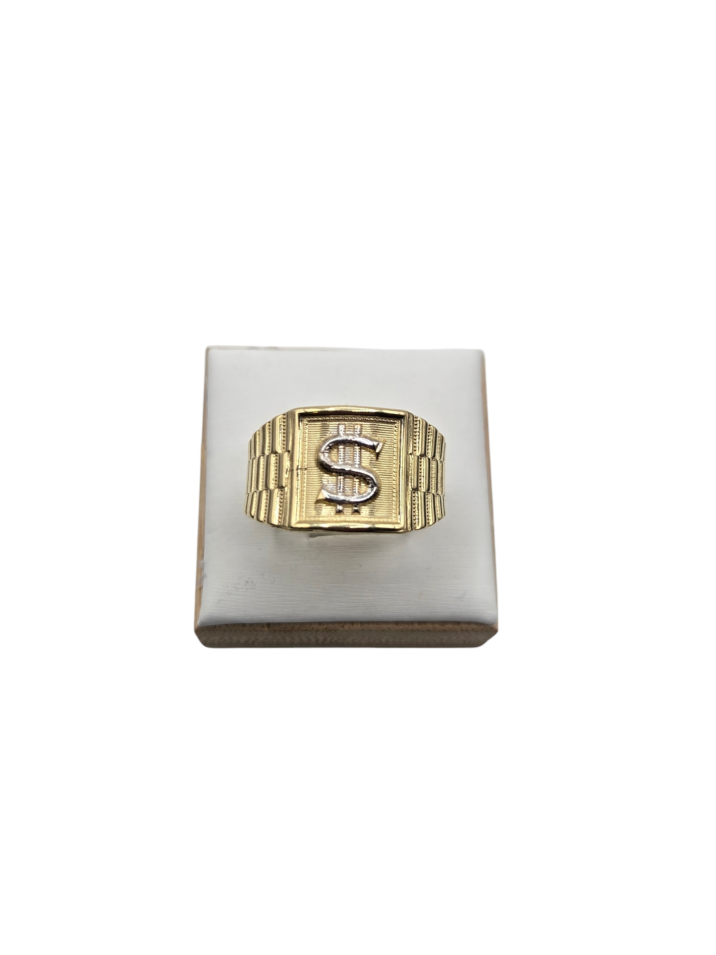 10k gold ring dollars, size 10