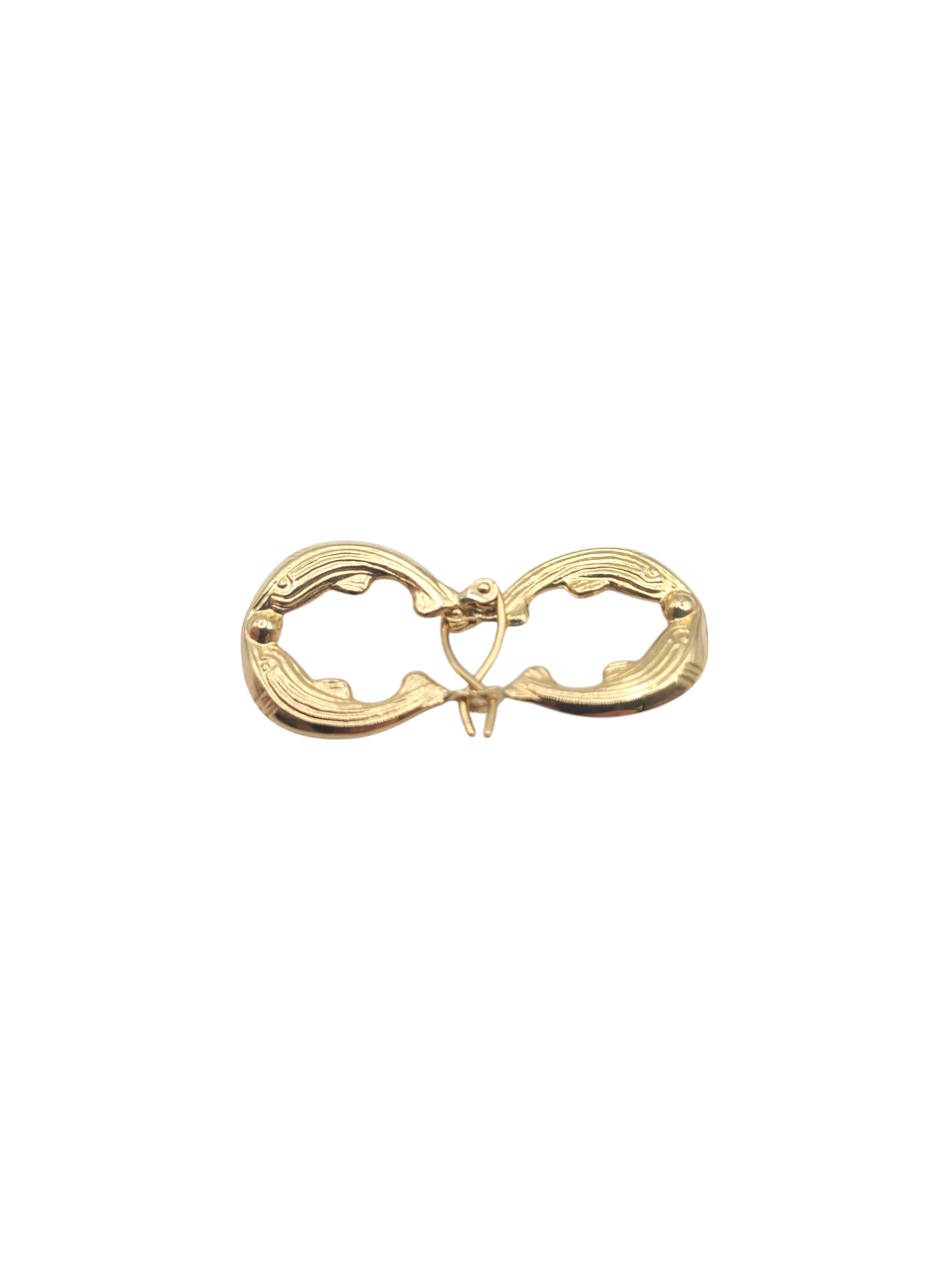 14K gold earrings. whales