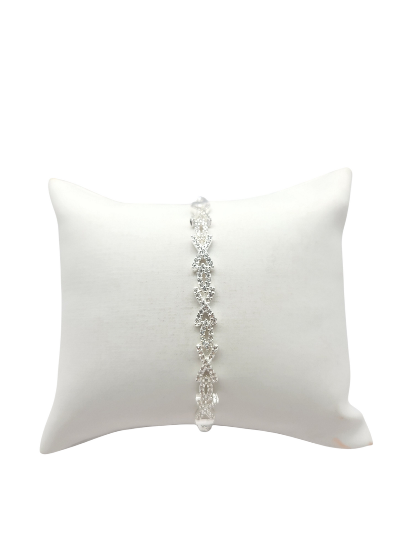 925 silver bracelet. infinity