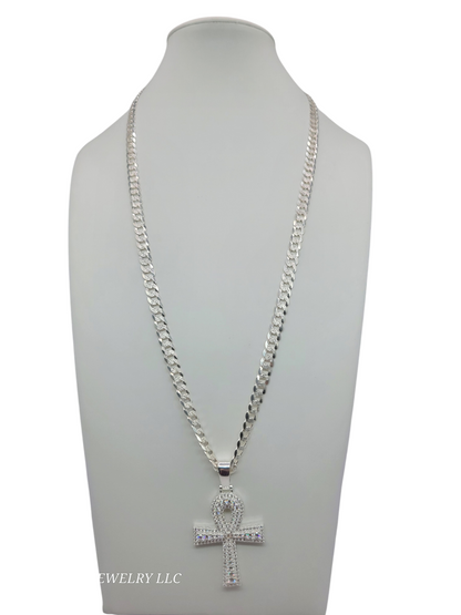 925 silver pendant. Cross pendant with CZ stone [ just pendant ]