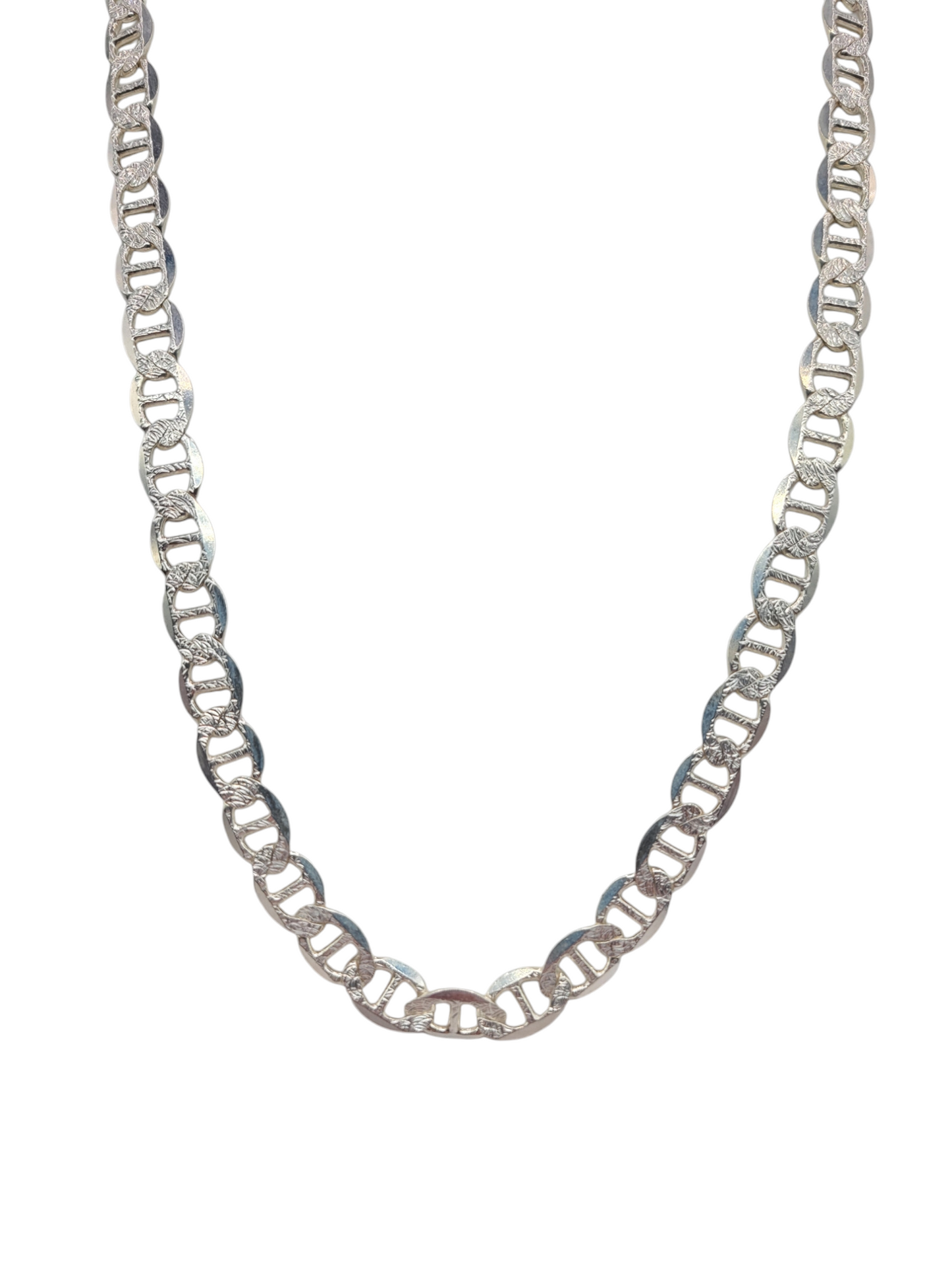 925 silver chain. 23in. 10mm