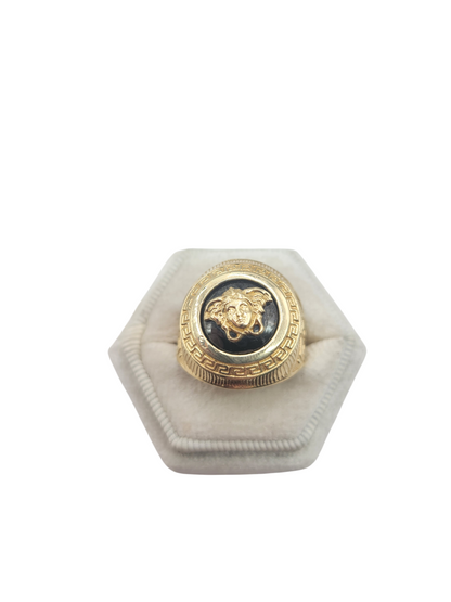 10K gold ring. medusa. Size 9.5