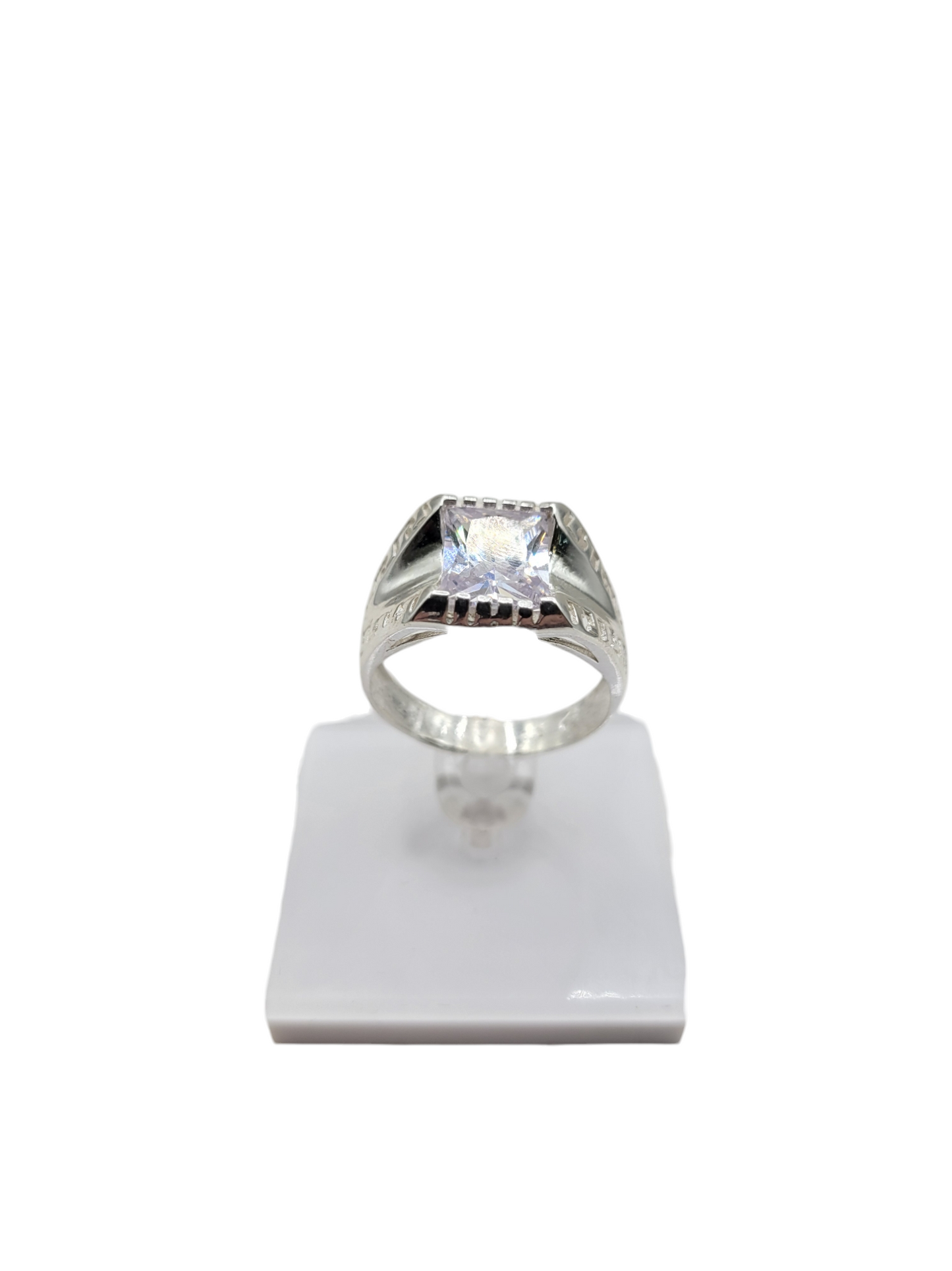 925 silver ring. White CZ stone