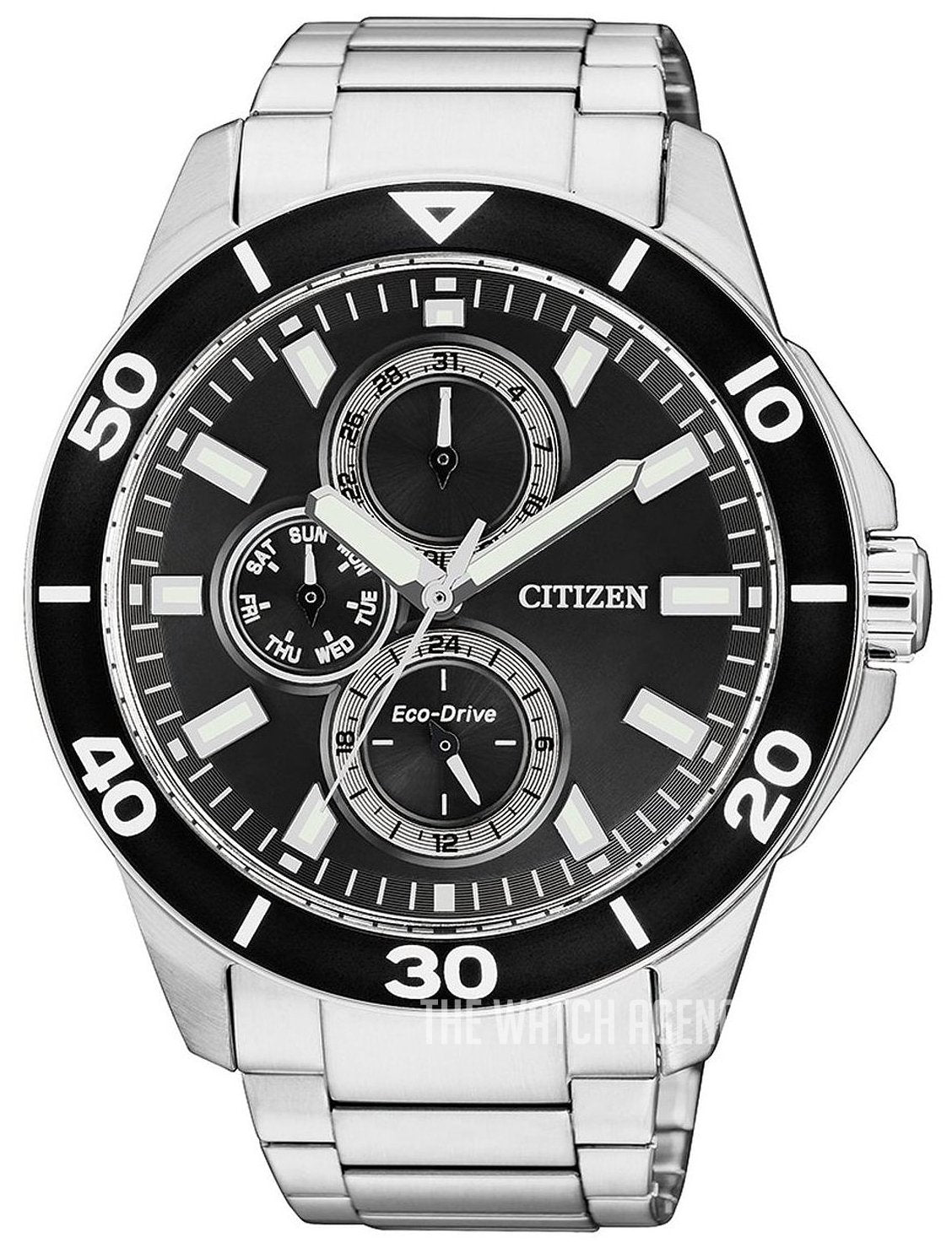 eco-drive men's watch ap4030-57e. 1 year free insurance