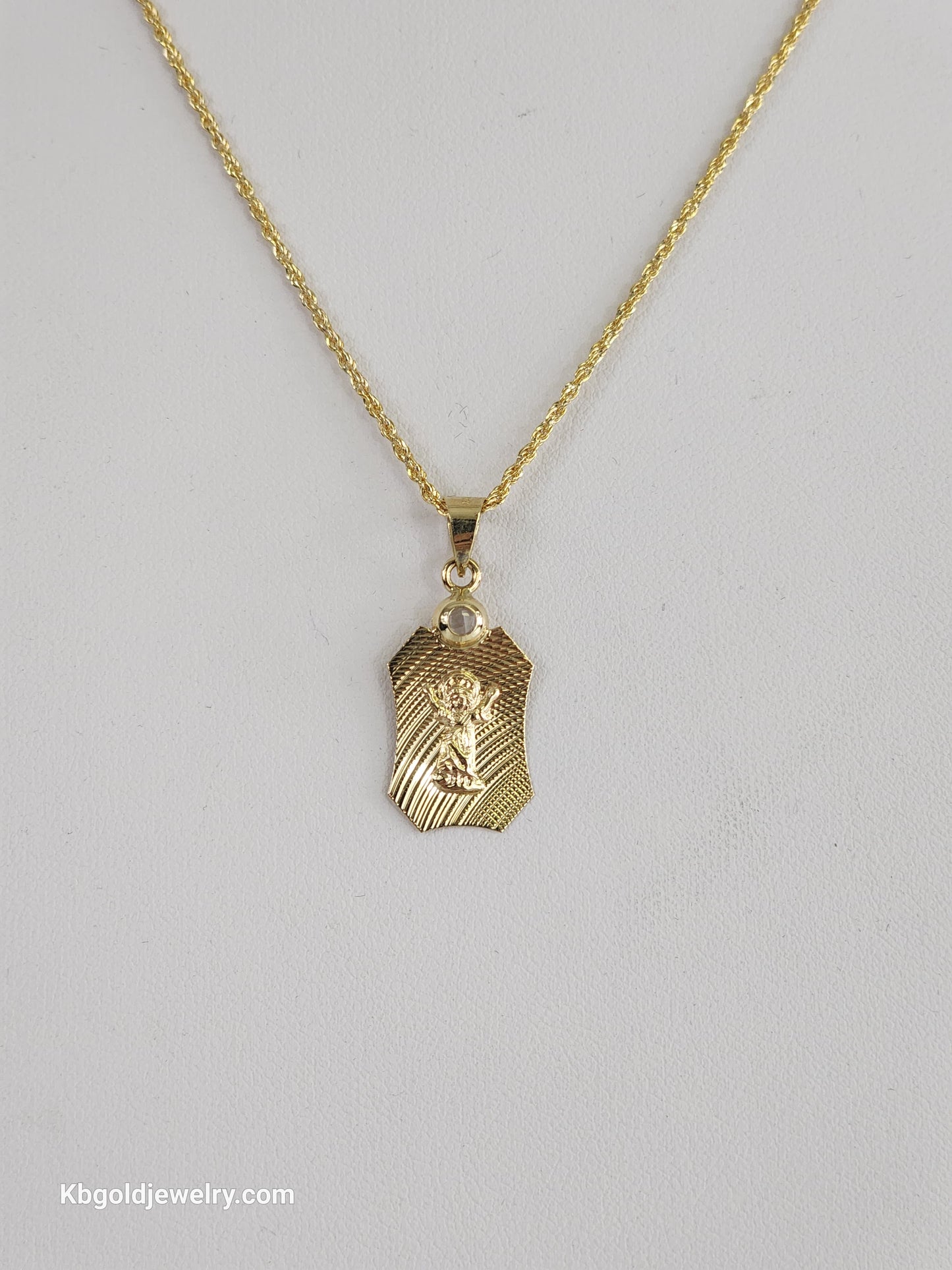 rope chain with atocha child pendant