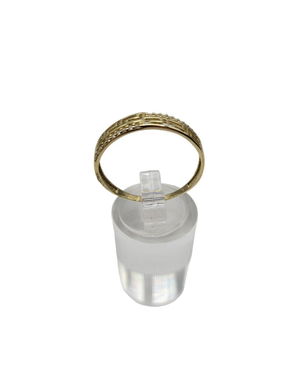 10K gold engagement ring. Band. Size 11